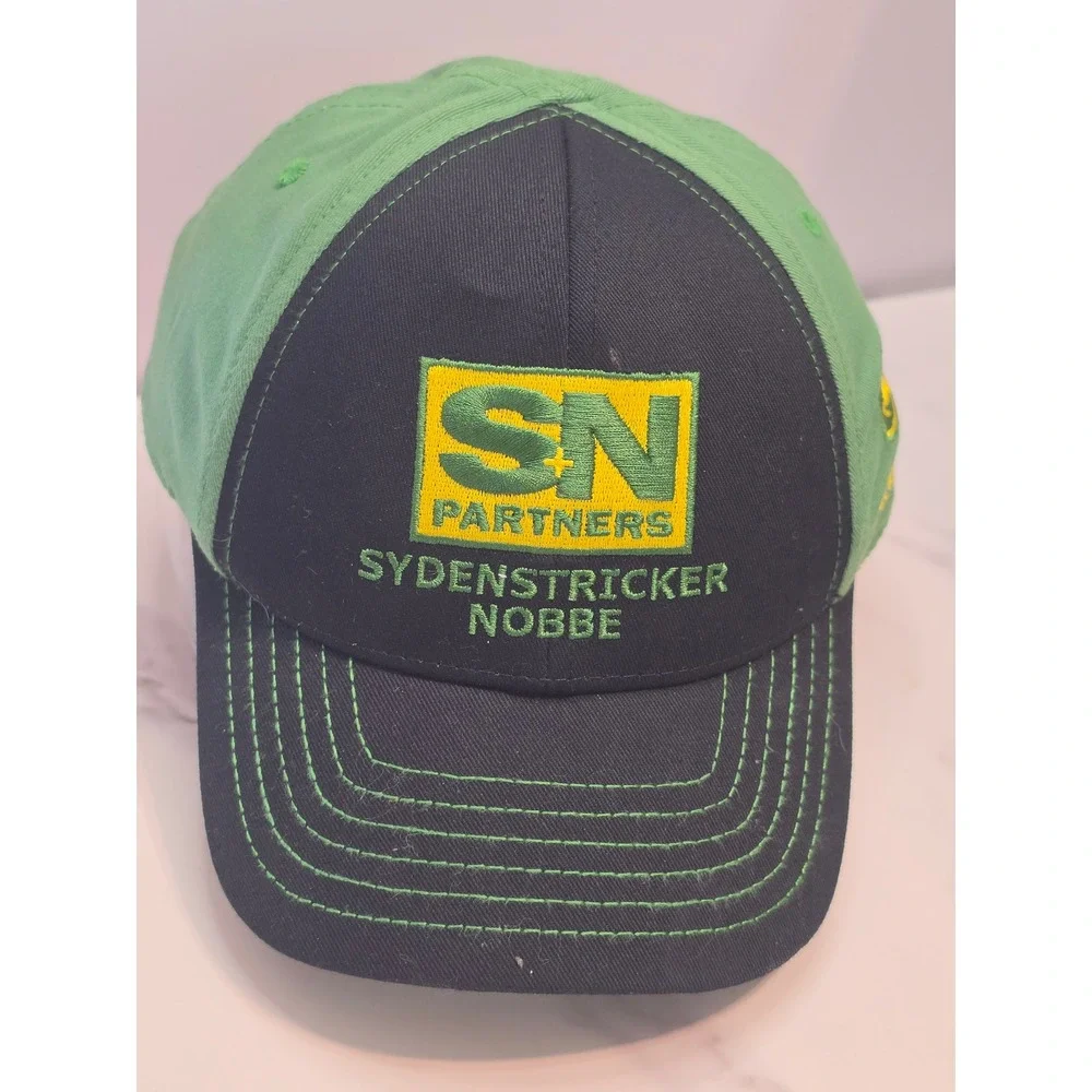 John Deere SN Partners Sydenstricker Nobbe Toddler Snapback Hat Green Black Cap